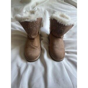 Juicy Couture Brown  Suede "Coronado II" Rhinestone/  Boots Women’s US 3